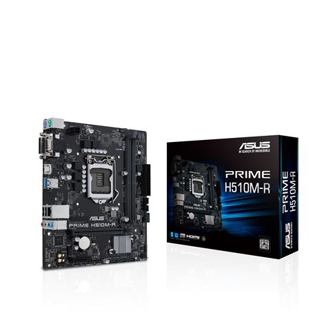 Asus | PRIME H510M-R | Processor family Intel | Processor socket LGA1200 | DDR4 DIMM | Memory slots 2 | Supported hard disk dri - 4